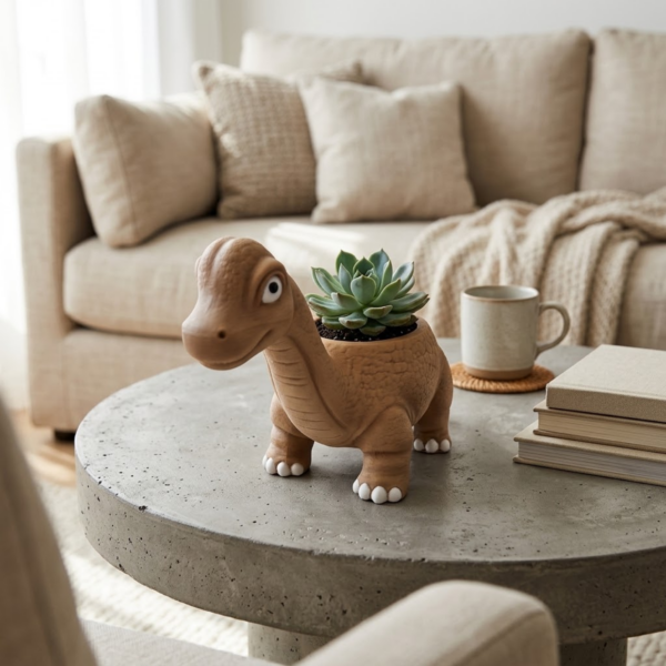 Doniczka 3D dinozaur