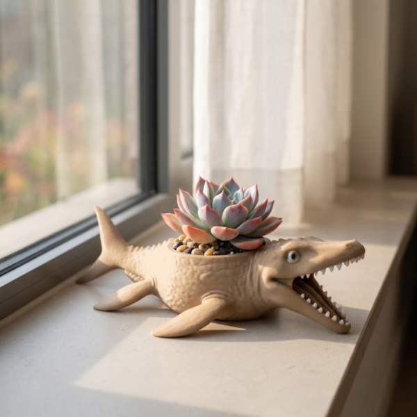 Doniczka 3D Dinozaur PLA