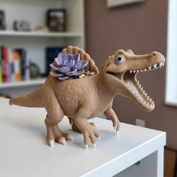 Doniczka spinozaura 3D