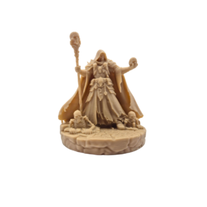 Nekromanta ze szkieletami figurka 3D D&D